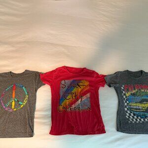 3 AMAZING CALIFORNIAN VINTAGE SIZE 6 TEE SHIRTS